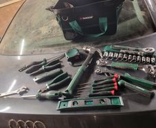 Parkside toolbag and tools