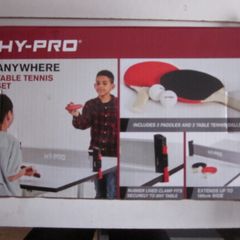 Portable HY-PRO Table Tennis Set New