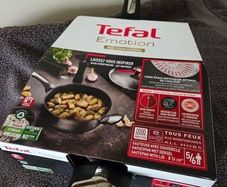 TEFAL Emotion 26" heavy bottom stainless steel saute pan with lid. BRAND NEW