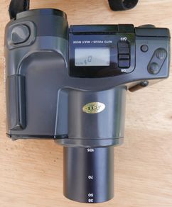 Olympus AZ-300 SuperZoom Compact 35mm Film Camera Black Working, Vintage, Japan