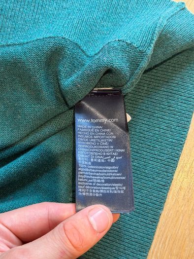 Vibrant Green Tommy Hilfiger Crewneck Sweater