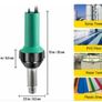 Roofing Welder Pvc Welding 6 Pcs 1600w 220v Hot Air Welding Tool Kit Image 7