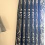 Black & Silver Curtains, Floor Lamp & Decorative Vase Image 5