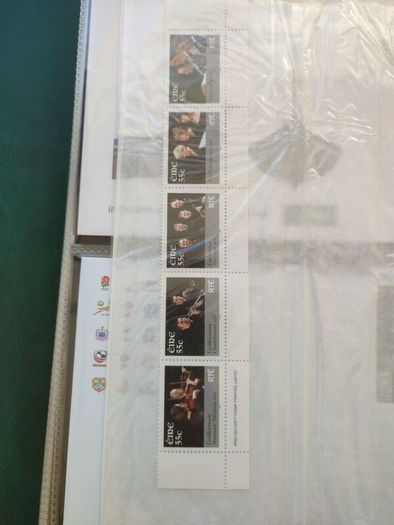 stamps first day covers in anpost albums