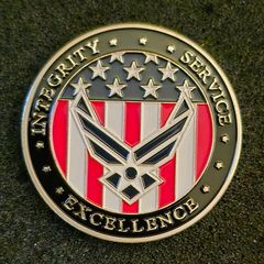 United States, United States Airforce , commerative coin.