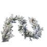 9 ft Snowy Dorchester Luxury Garland Image 5