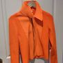Helmut Lang zip up cardigan bright orange Image 4