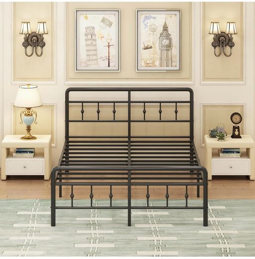 King Size Bed Frame 5ft with Headboard and Footboard