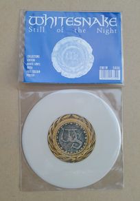 WHITESNAKE collectors edition white vinyl and poster