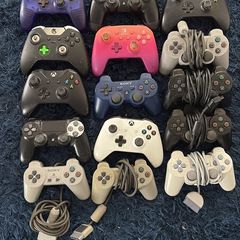 Joblot of Gaming controllers