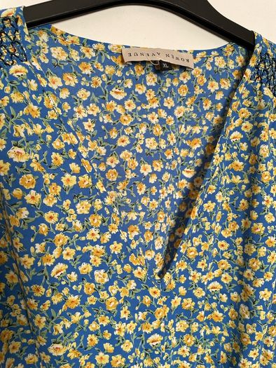 Rowan Avenue Dress size 14 / 16 blue floral mix -  New