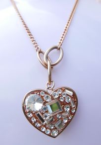 August Woods Jewellery Gold Plated Unique Pendant and Chain