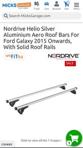 Ford Galaxy Roof Rack Bars