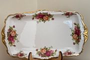 Royal Albert "Old Country Roses"   Large Sandwich Tray