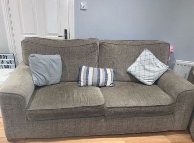 3 piece couch and ottoman