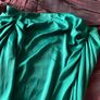 Emerald green satin skirt size xxl Image 3