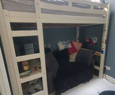 Loft bed and sofa bed