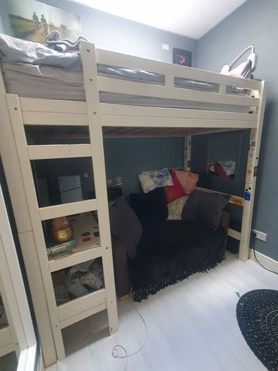 Loft bed and sofa bed