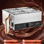 Chocolate Melting Machine 4 Tanks 8.2 kg Choc Commercial Melter, 1200W High Power, Water Bath Heating System, Stainless Steel Body Image 4