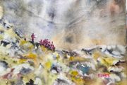 Kerry mountain rescue watercolour