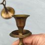 Pair of Vintage brass barley twist candle sticks Image 9