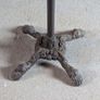 Vintage French cast iron pedestal base cafe table Image 2