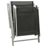 3 Piece Garden Lounge Set Textilene and Aluminium Silver Image 6