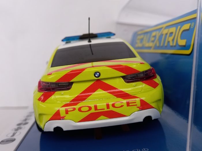 Scalextric BMW 330i Police Slot Car ( C4165 street )