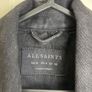 All Saints Black Denim Jacket Image 4