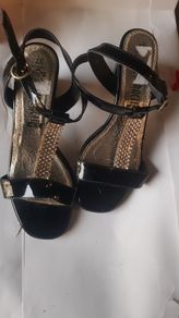 Black Sandals Size 4