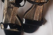 Black Sandals Size 4
