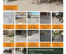 Outdoor Porcelain Paving Tiles 20mm