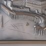 Beautiful Italian Sterling Silver 925 Piazza San Pietro Rome Framed Picture Image 2