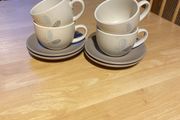 Cup and saucer x 4 EDEN