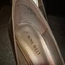 Nine West Silver Open Toed Wedge Image 3