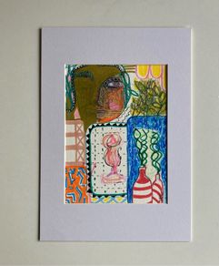 Original Art Figurative Eclectic Gift