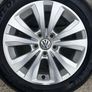 Genuine Volkswagen 16" Alloys & Tyres - Like New, Dunlop Tyres Image 5