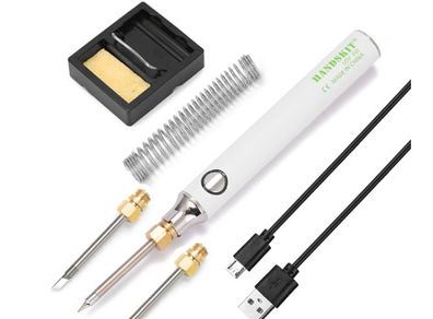 BRAND NEW 8W 5V Soldering Iron USB Charging Electric Soldering Iron Kit