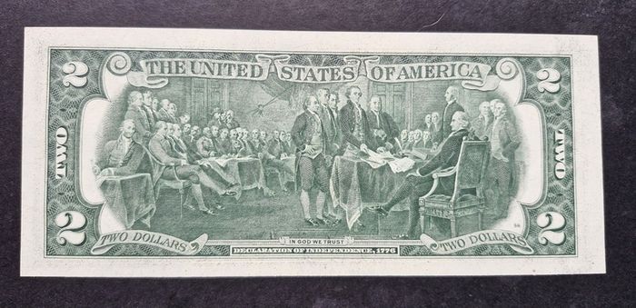 1976 Series 2 Dollar Bill Unc Jefferson Note (81a)