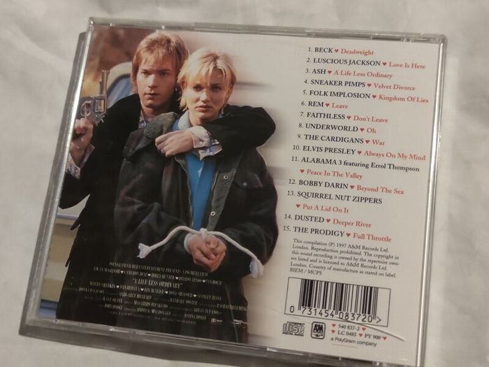 A Life Less Ordinary Movie Soundtrack Cd