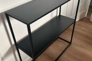 Console Jysk Black Metal Side Table