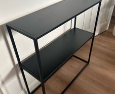 Console Jysk Black Metal Side Table