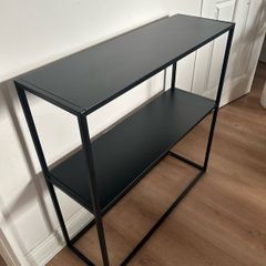Console Jysk Black Metal Side Table