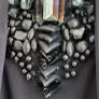 BASTYAN Christa Chunky Embellished black body con dress Sz 12 UK - Rrp 310 (New) Image 6