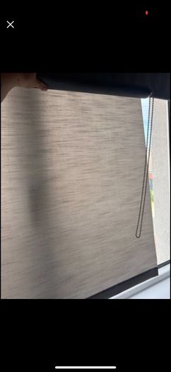 2 grey window blinds-as good as new