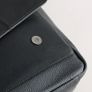 Black leather messenger bag Image 2