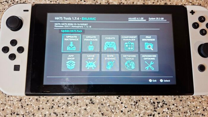Modded + Boxed Nintendo Switch 256GB with games
