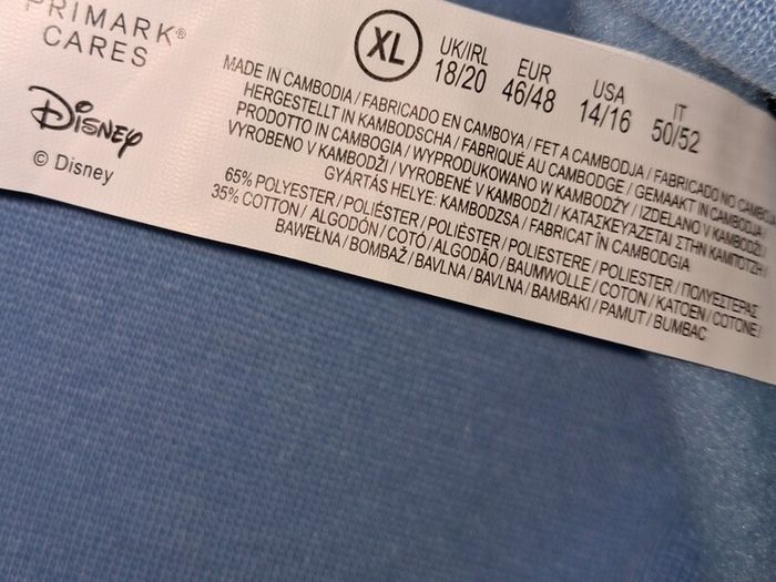 x2 Bundle - Brand New Disney Alice In Wonderland Jumper - RRP - 12.00 & Dunnes Stores Straight Fit T-Shirt - Size - XL
