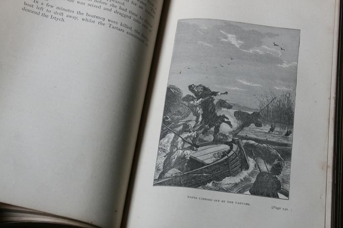 JULES VERN Michael Strogoff The Courier of the Czar by Jules Verne - 1st British - 1877 -Vintage "Around the world in 80 days" Jules Verne