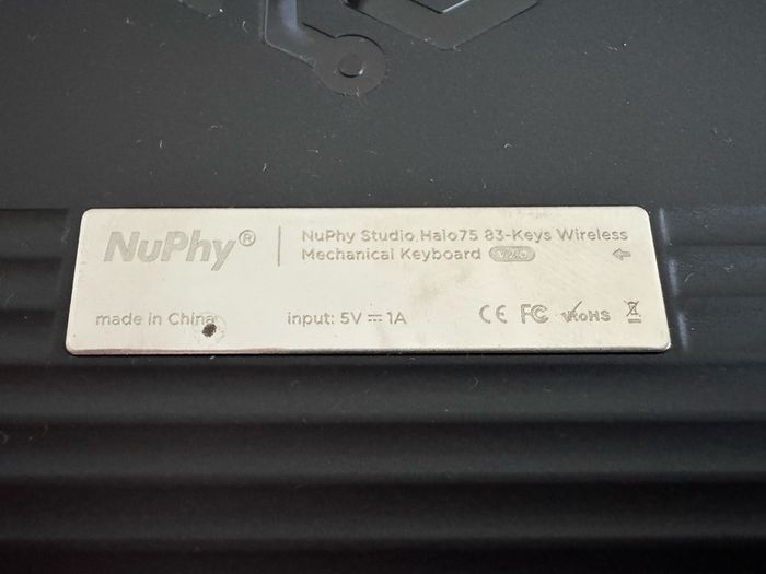 Nuphy Air 75 Mechanical Keyboard w/ extra switches & keycaps